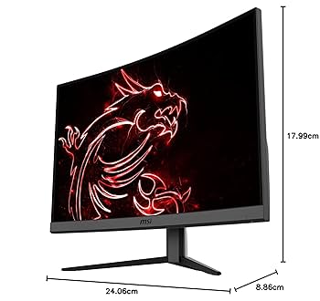 MSI Optix G27CQ4 Curved Gaming Monitor - 27 Inch, 16:9 WQHD