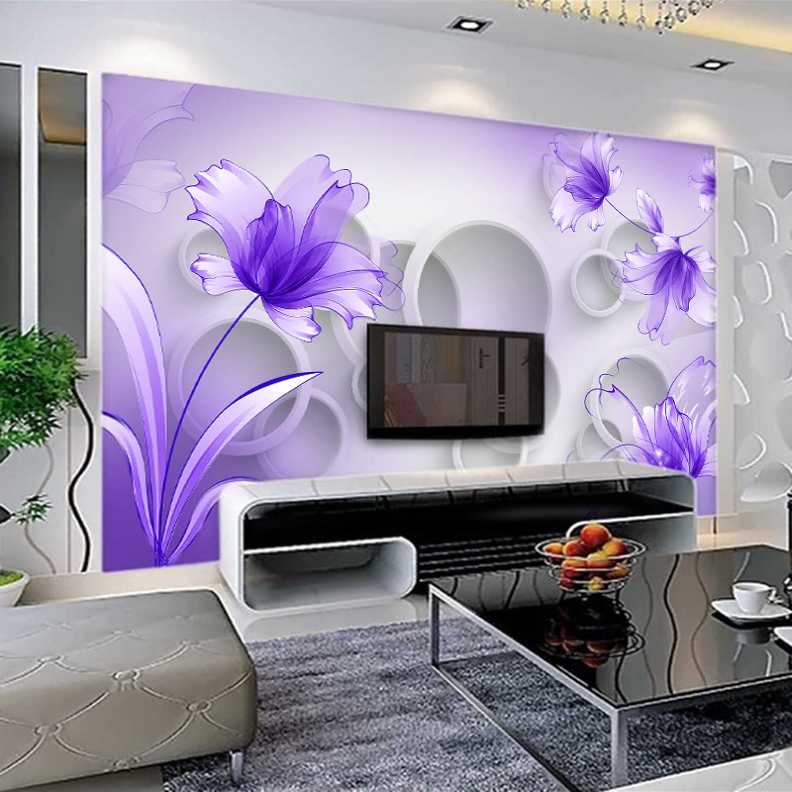 Purple Lily Flower Wallpaper