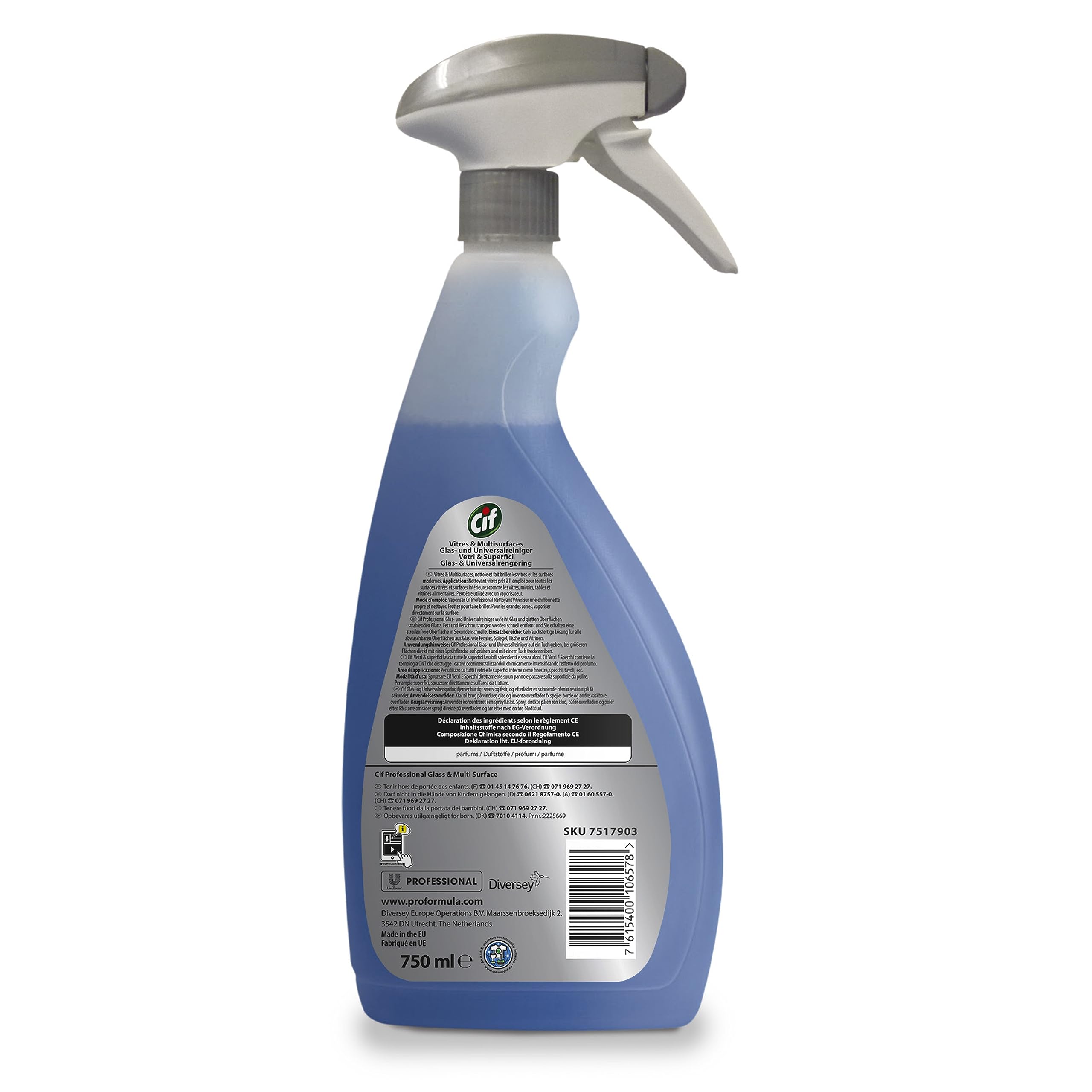 Cif Professional 7517903 Środek Czyszczący, 6 x 750 ml