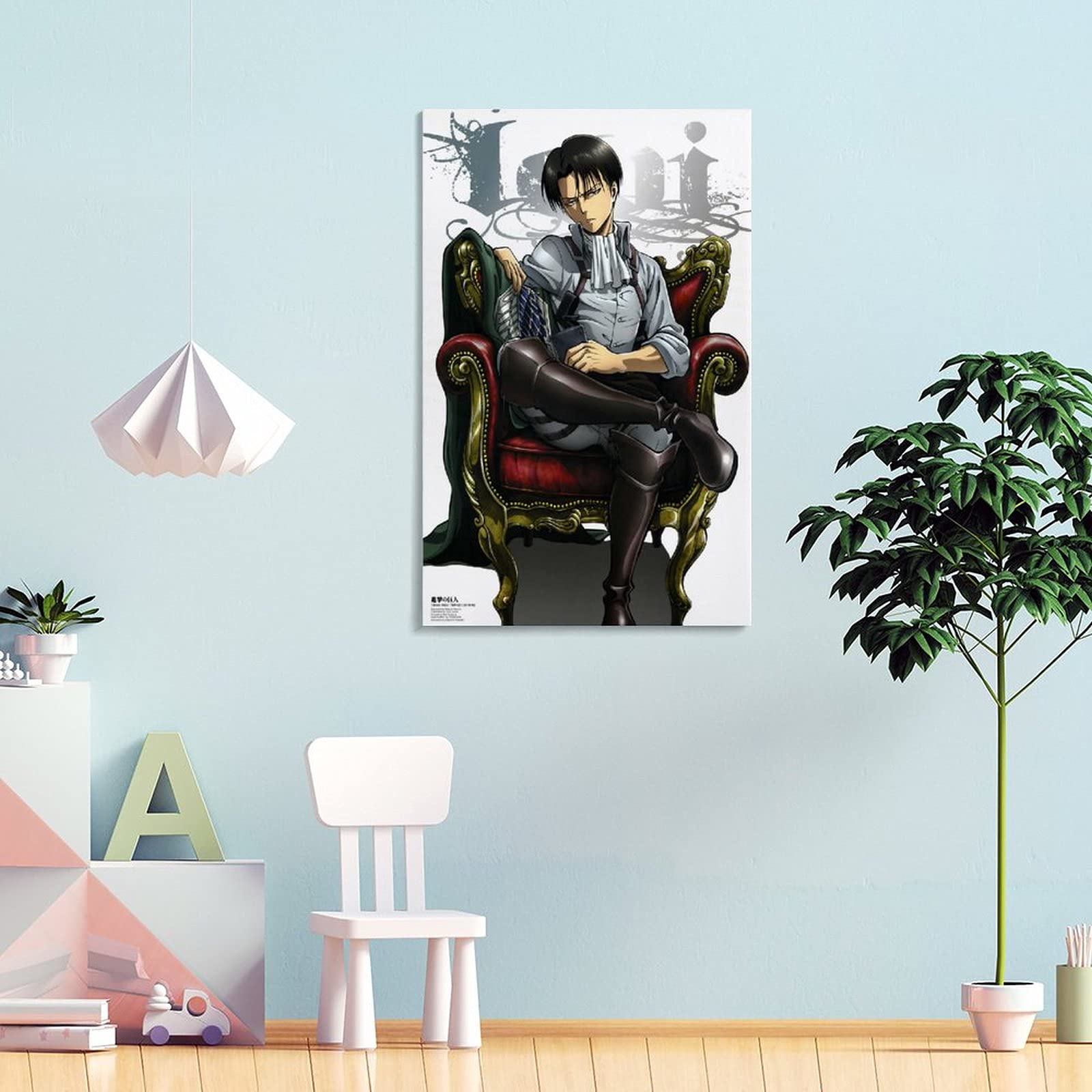 DSGDS Aot Poster Levi Ackerman Japan Manga Art Print 24x36inch