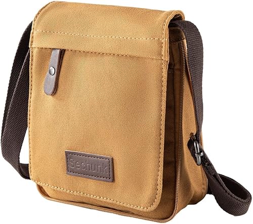Vista 12 de Sechunk Vintage Canvas Messenger Cross body bag Shoulder bag