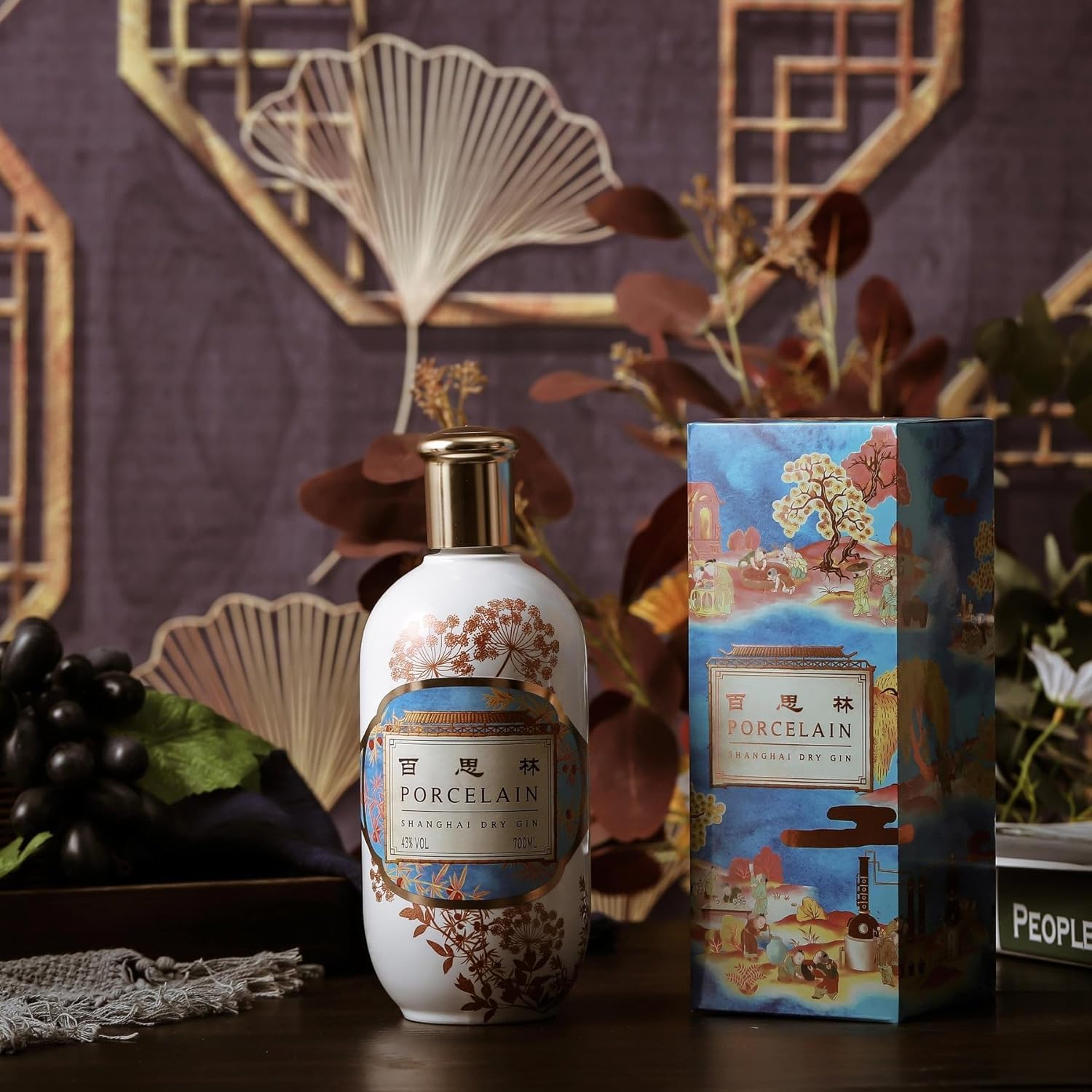 Gin Porcelain Shanghai Dry Gin 70cl 43%