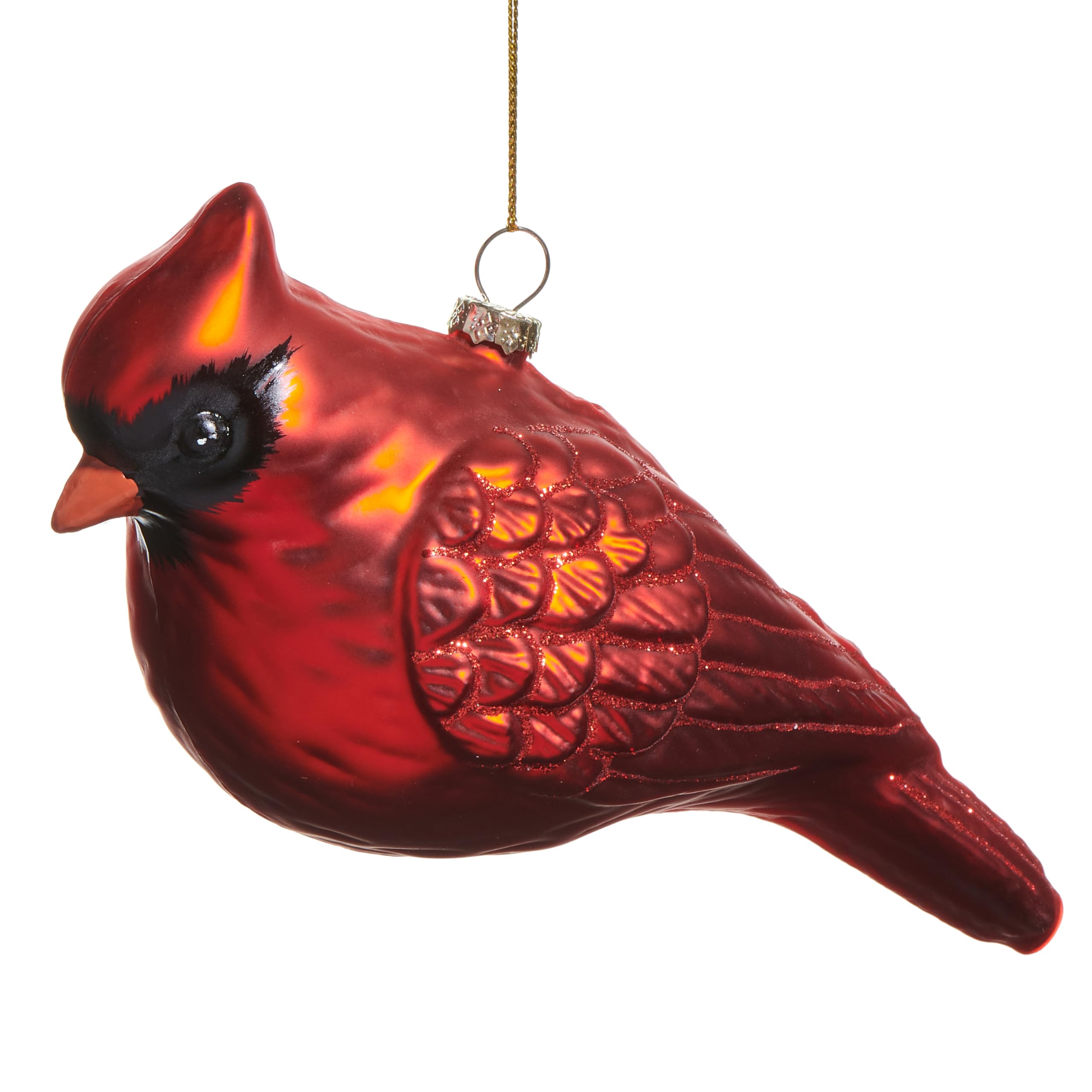 Cardinal en Verre Rouge RAZ Imports 20,3 cm Haute Finition