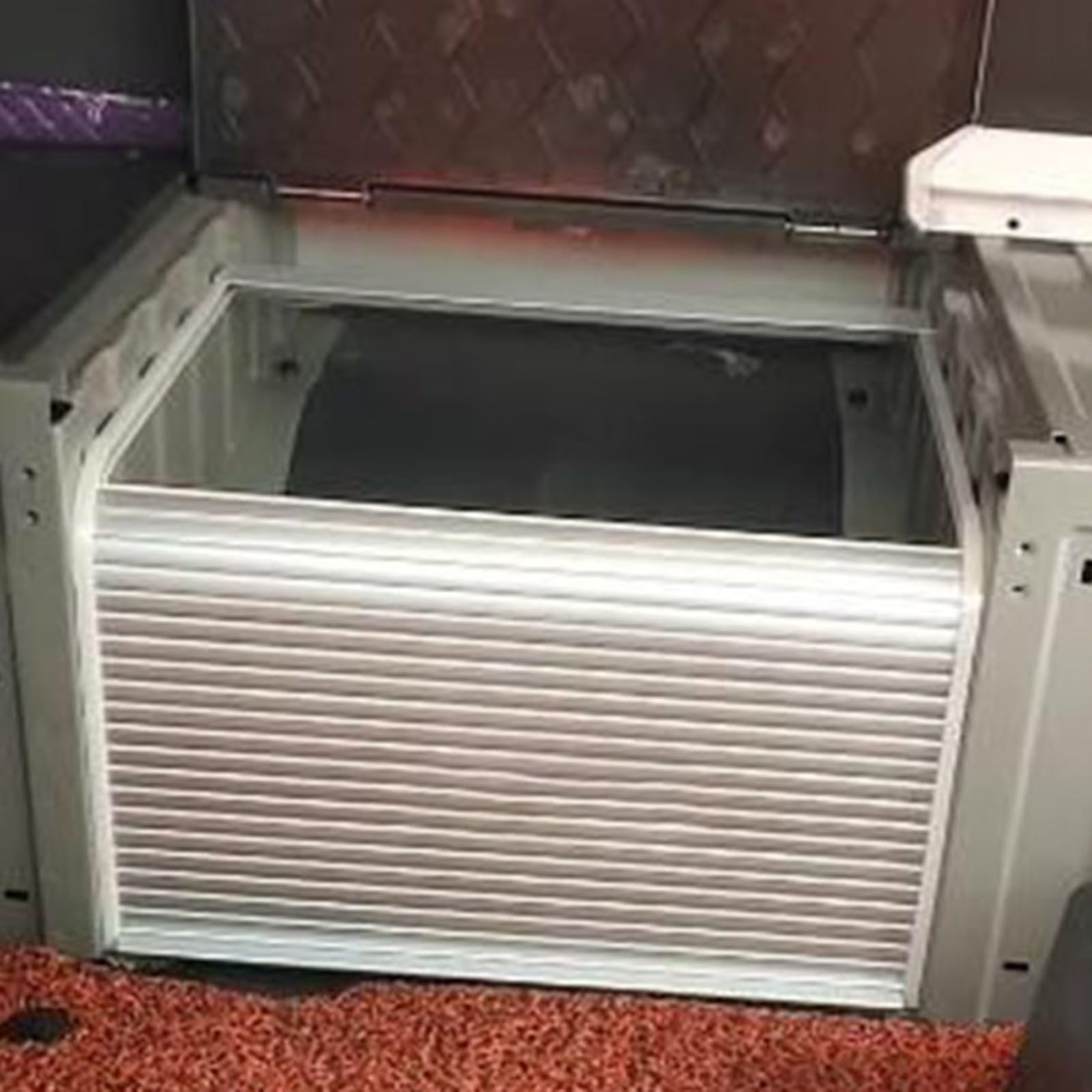 Volet roulant de meuble haut de gamme en plastique ABS robuste avec rails