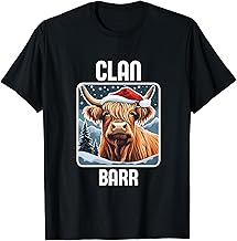 Barr Clan Christmas Holidays Scottish Family Name Party T-Shirt