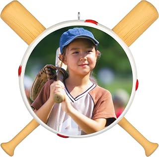 Hallmark Personalized Ornament, Baseball, Custom Photo Gift