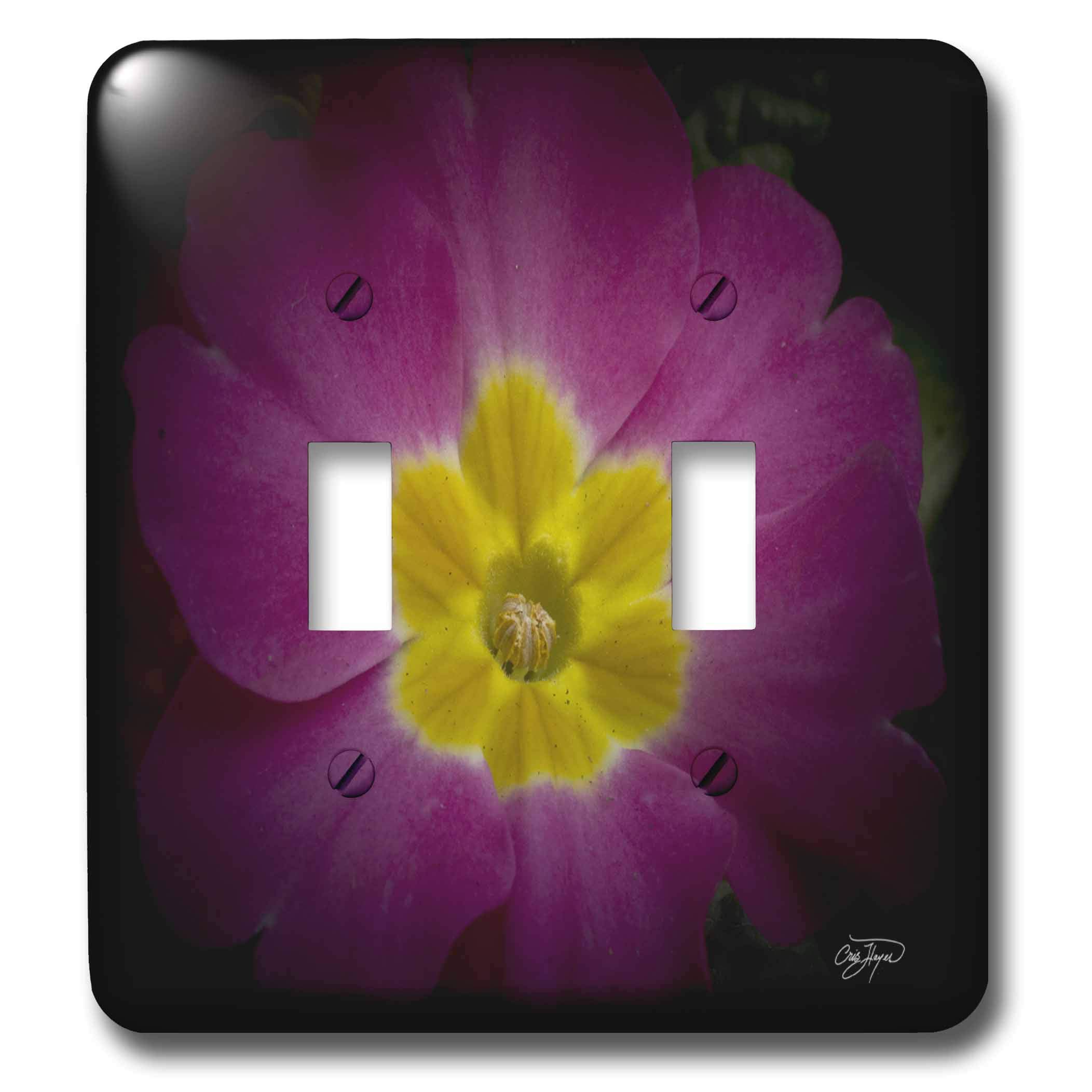 Interrupteur à baïonnette double Purple Passion Flower lsp_49713_2 floral