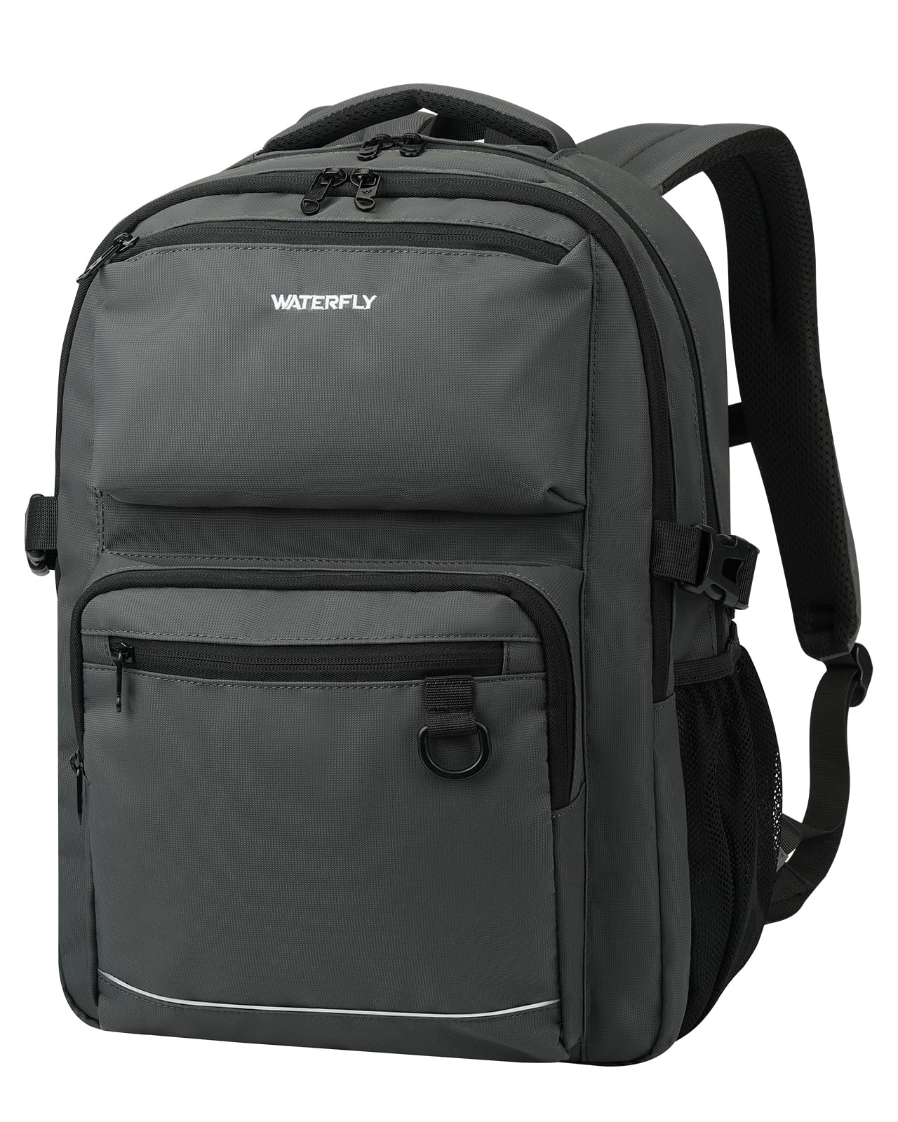 WATERFLY Travel Laptop School Backpack Big Student College Middle School Bookbag for Women Men Work Casual Daypack with