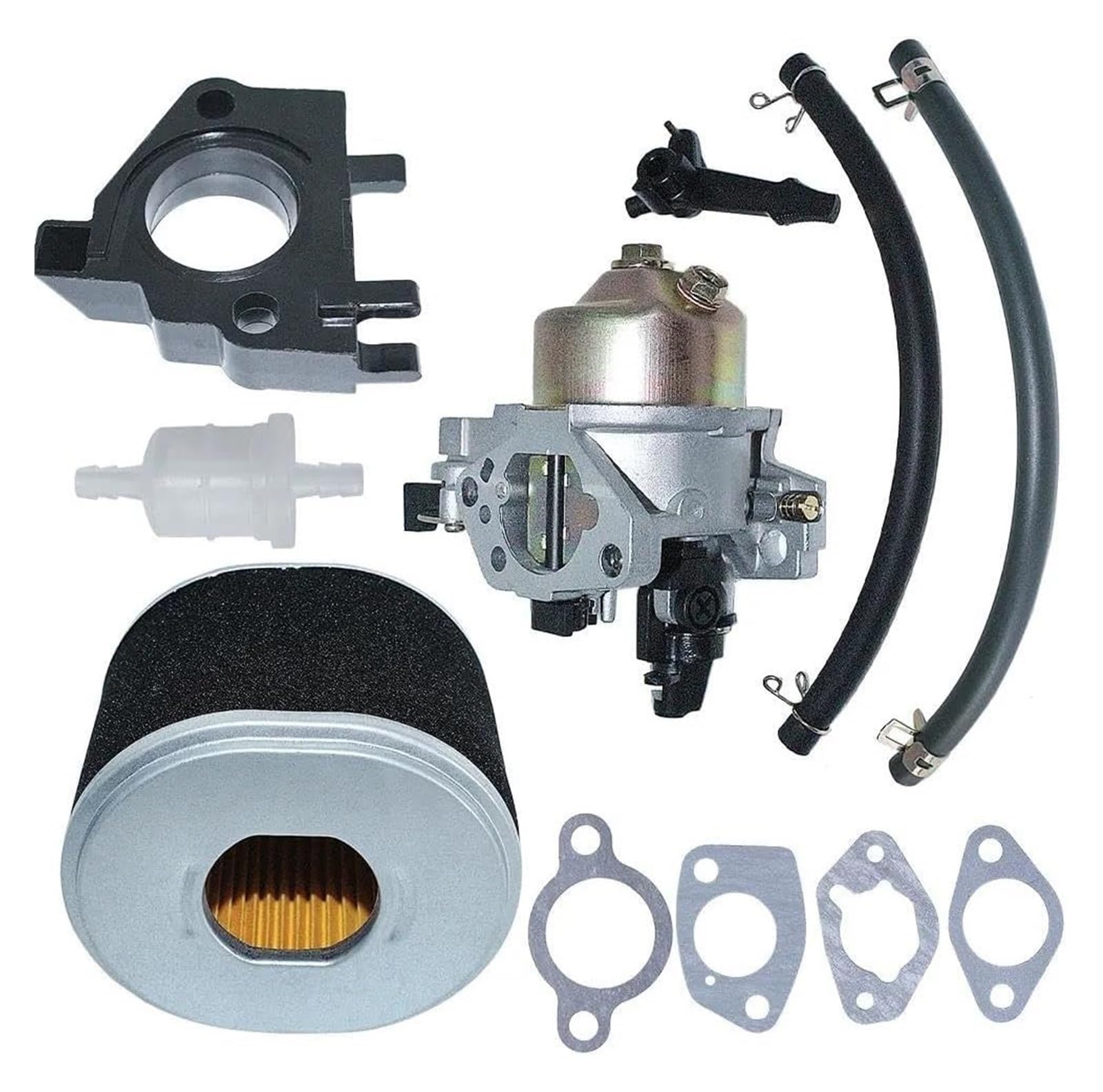 Carburador Repuesto para GX390 13HP GX 390 188F Cortacésped Motor Parte 16100-ZF6-V01 Carburador Filtro De Aire Carburador Junta De Filtro De Línea De Combustible