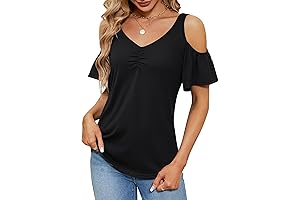 Cold Shoulder Tee: A Stylish and Comfortable Top for Women