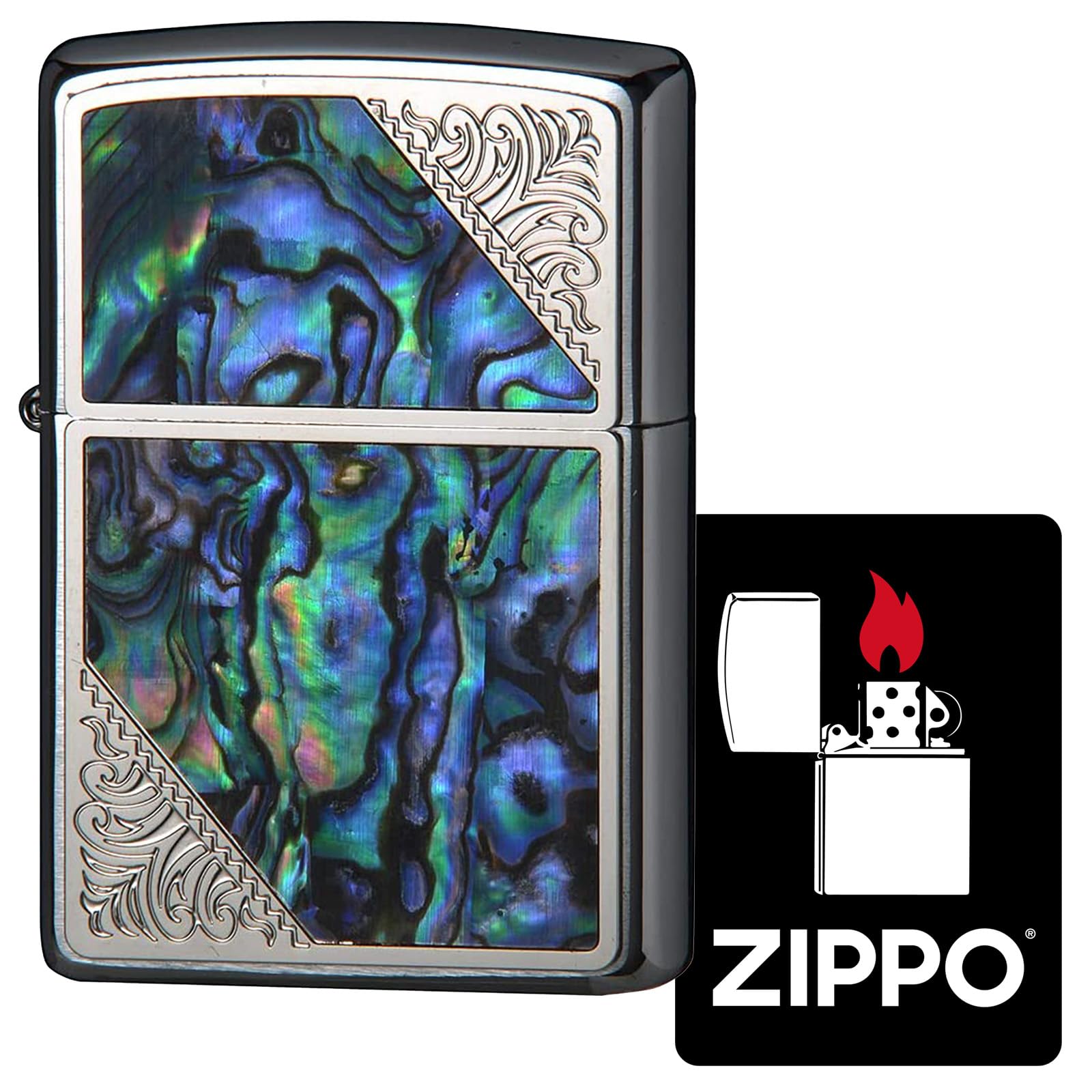 Amazon.com: Zippo 2SW-SHELL Windproof Brass Lighter, Shell Plate