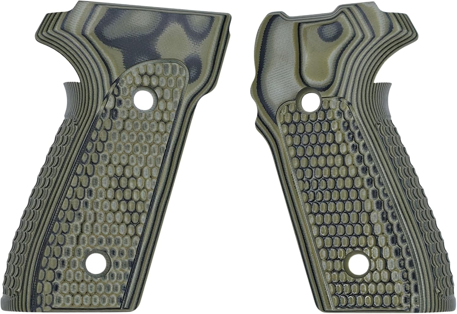 Hogue Piranha Scale G10 Grip for SIG Sauer P228 & P229, G-Mascus Green - 28138