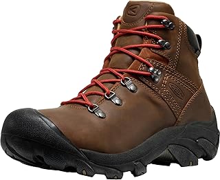 KEEN mens Pyrenees mid Height waterproofHiking Boots Leather Working Group