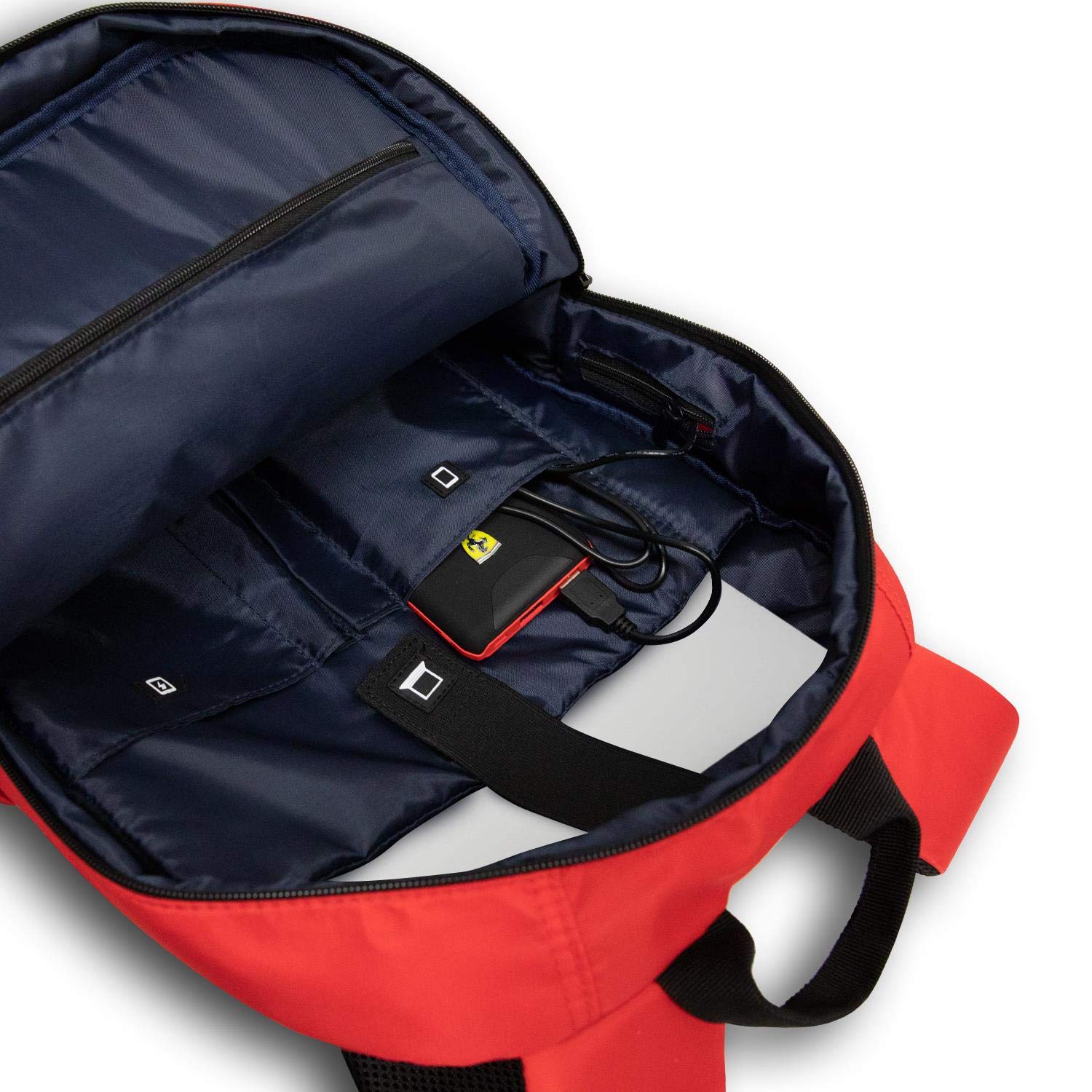 CG MOBILE X Zaino Scuderia, 38,1 cm (15 pollici) rosso/nero Unisex - Adulto