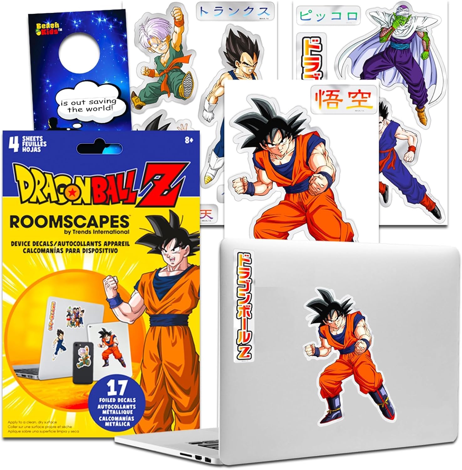 Amazon.com: Dragon Ball Z Decals for Car Variety Pack - Bundle