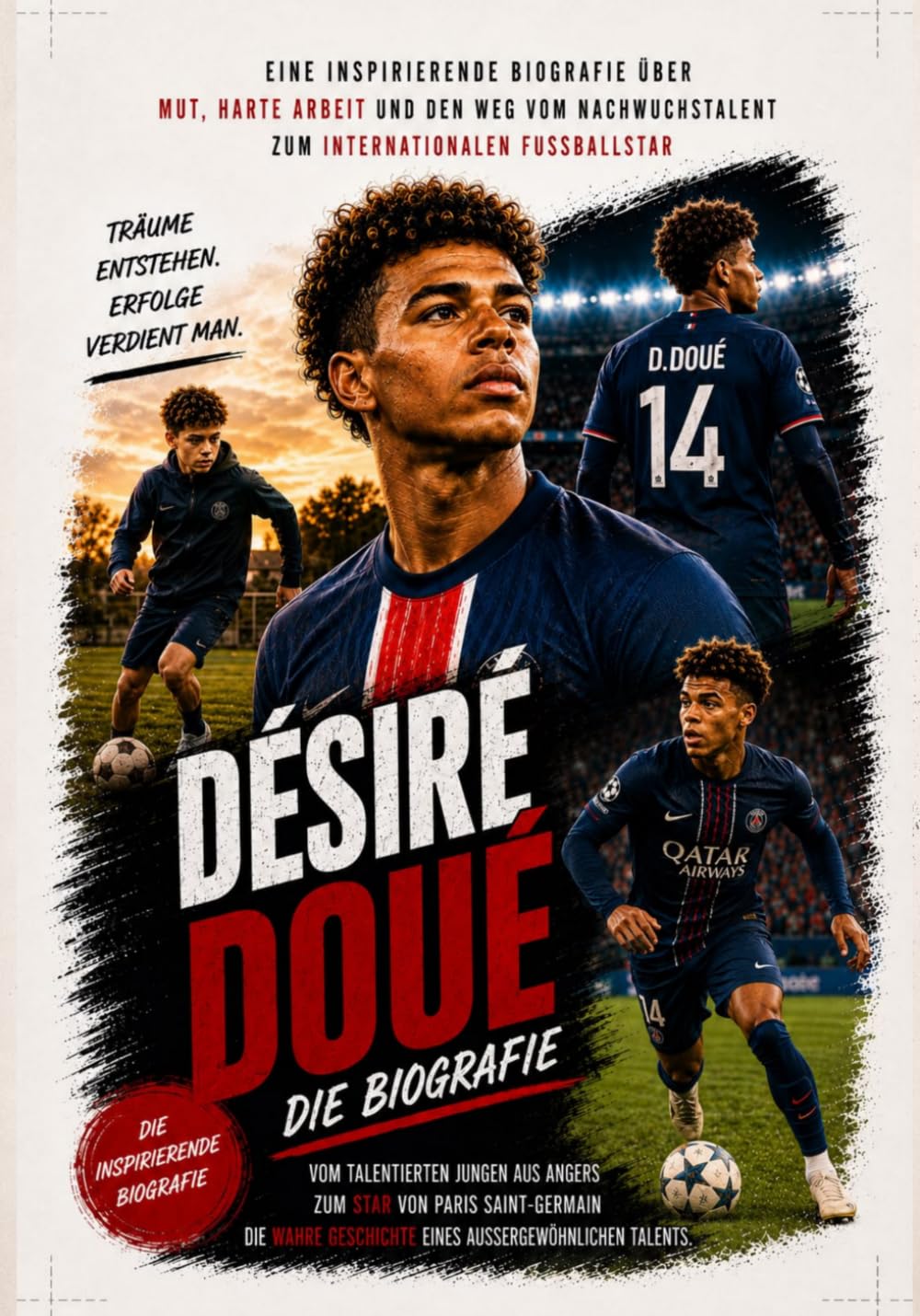 Désiré Doué (Kinderbuch Biografie): Eine inspirierende Biografie über Mut, harte Arbeit und den Weg vom Nachwuchstalent zum internationalen ... - Kinderbücher Biografien von Fußballern)