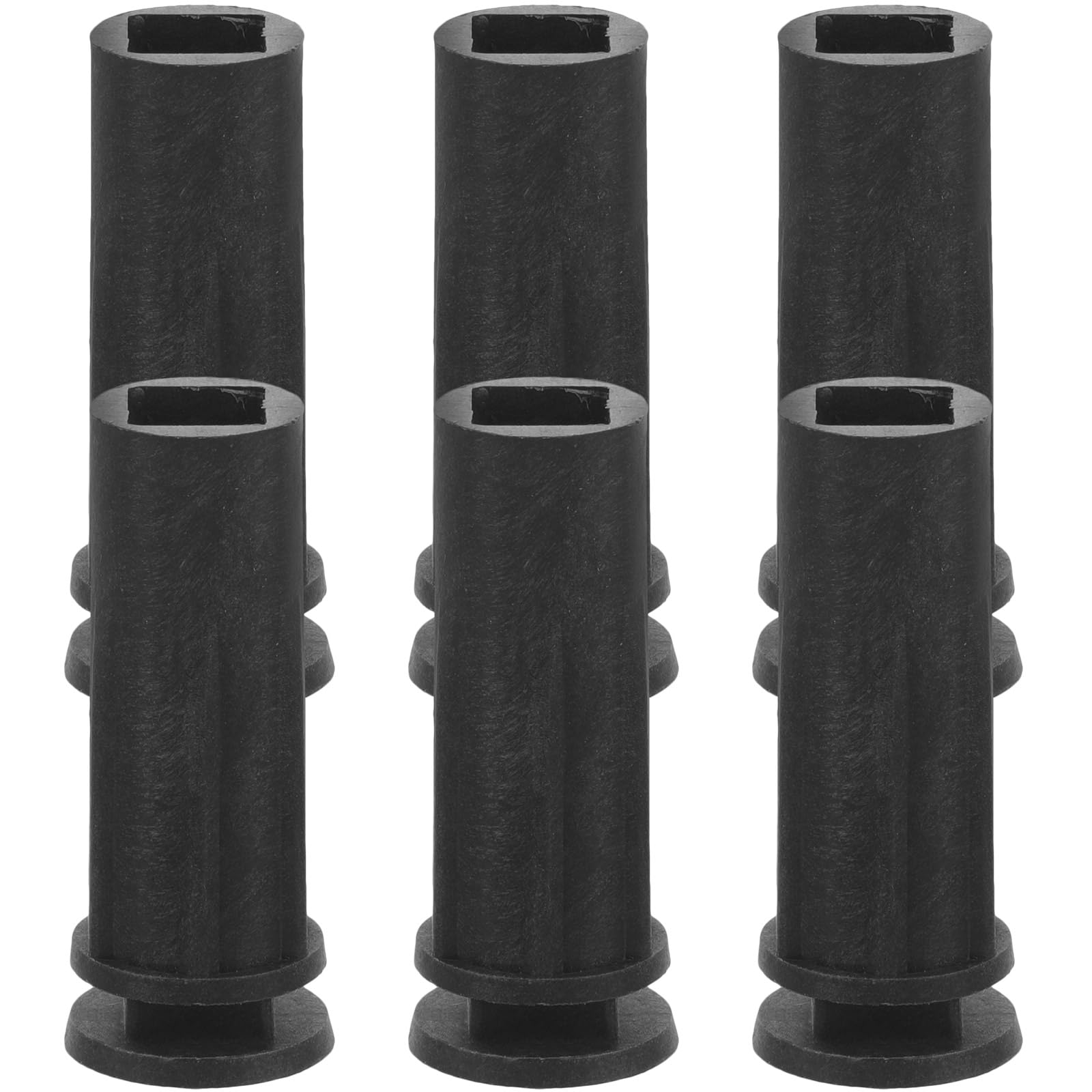 FOMIYES 6Pcs Christmas Tree Stands, Artificial Christmas Tree Holders Tree Fixators, Plastic Tree Bases for Xmas Tree (Black)