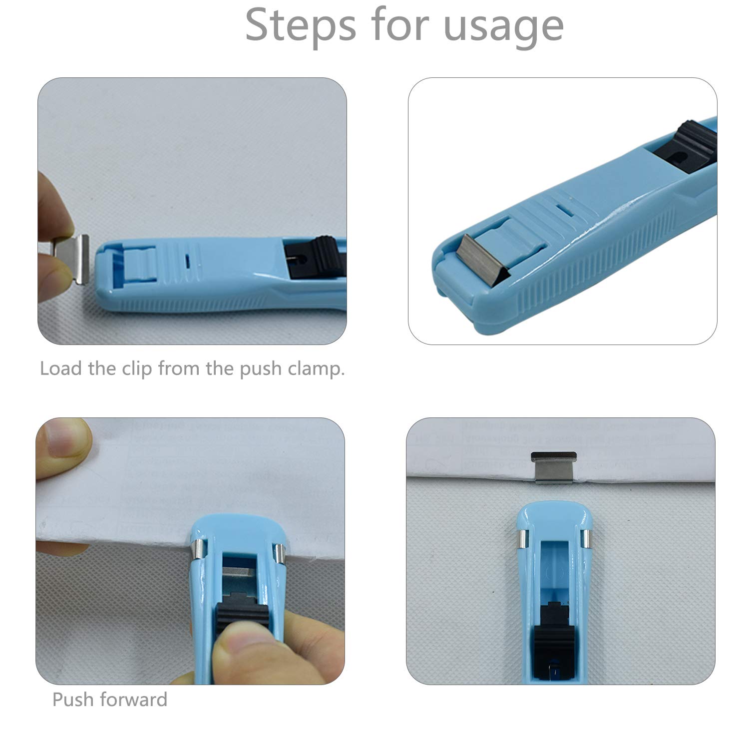 Clam Clip Dispenser, Draagbare Multifunctionele Paperclipdispenser Sterke Klemming Stevig Plastic Gemakkelijk Te Hanteren INS-stijl voor School (Aardbeienstijl en 2 dozen met