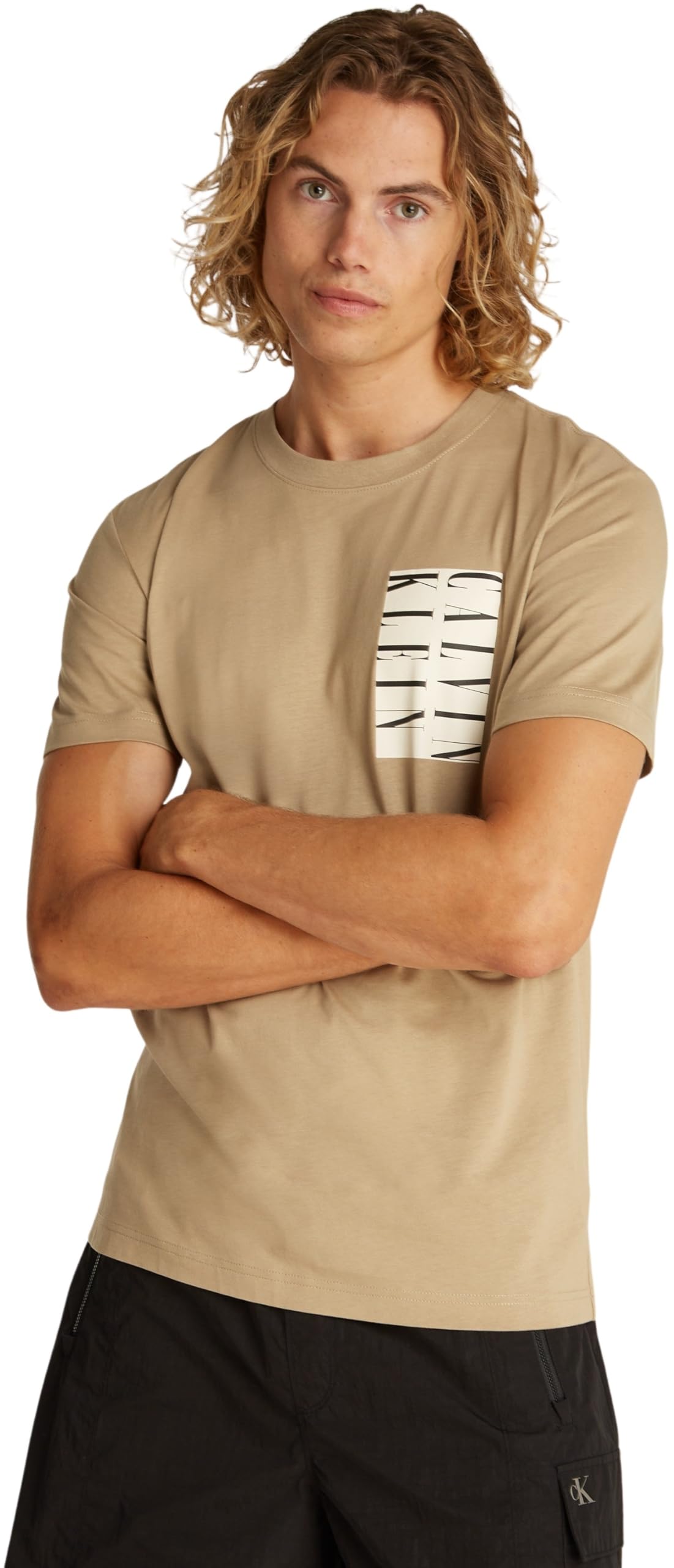 Calvin Klein Herren T-Shirt Serif Box Graphic