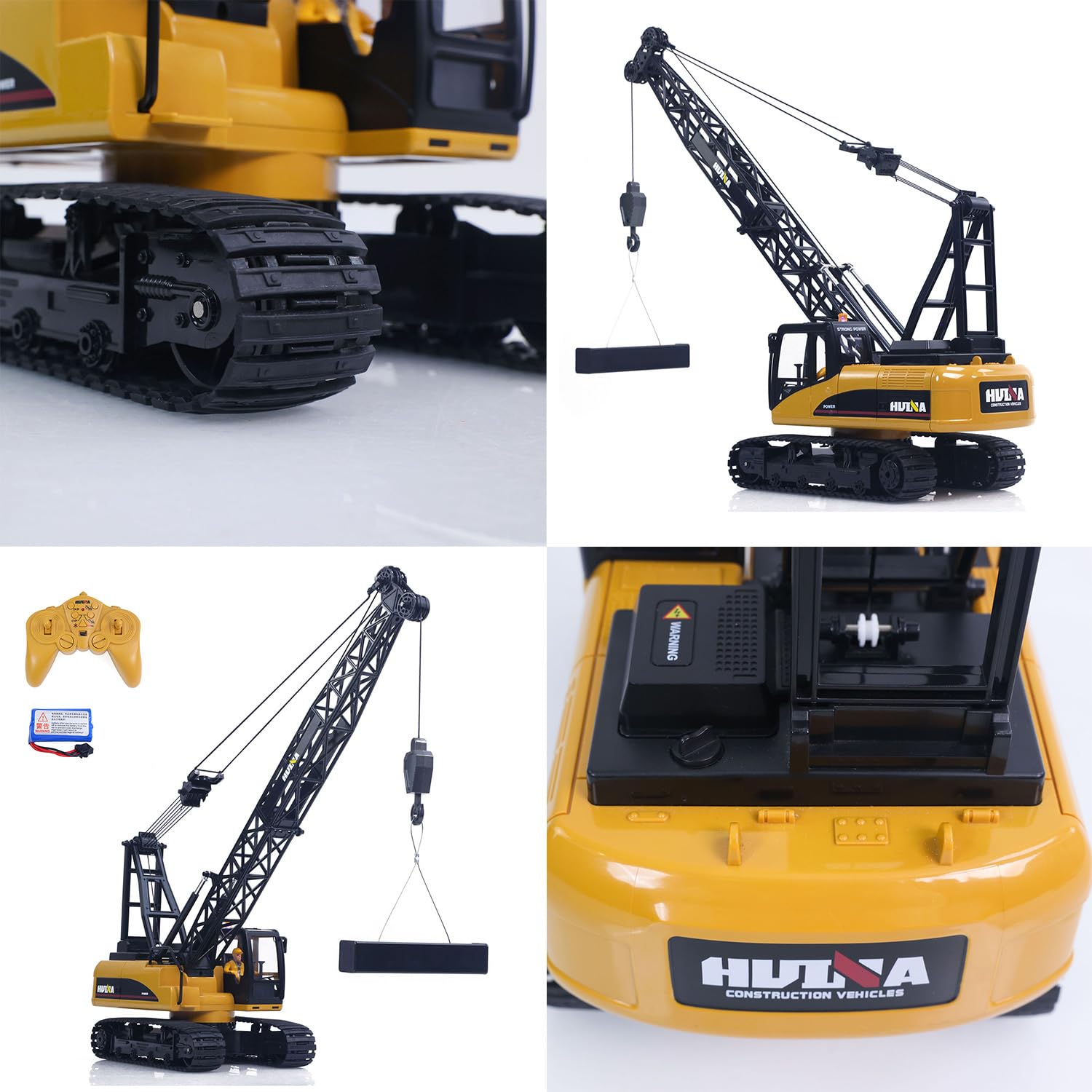 Toucan RC Hobby HUINA 572 15CH RC 1/14 Grue de construction Camion Tour Excavatrice Modèle Voiture