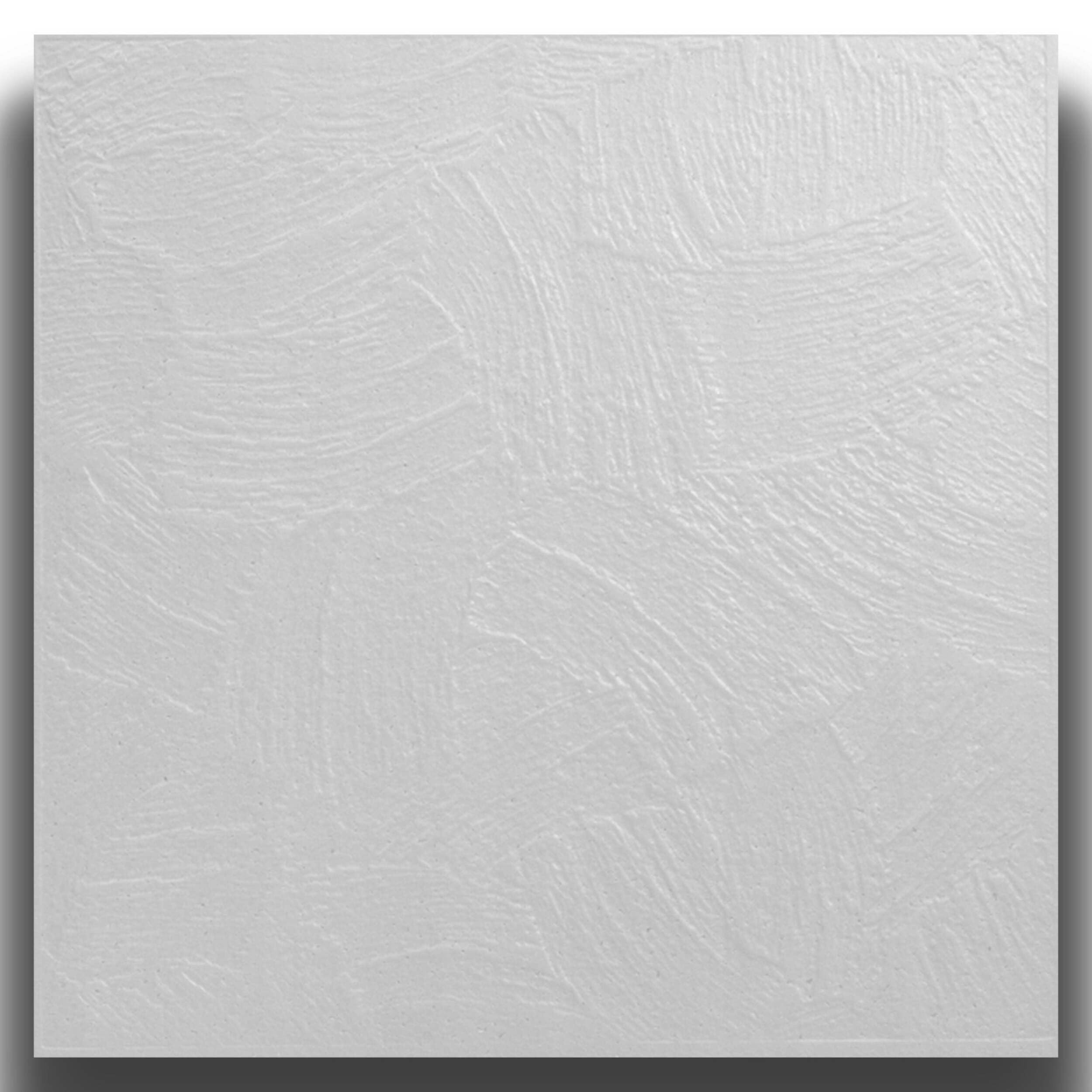 10 o 20mq (40 oppure 80 pezzi) di pannello decorativo a soffitto in polistirene compatto 50x50cm (spess. 1cm) LYON Pacco da 20 metri quadrati