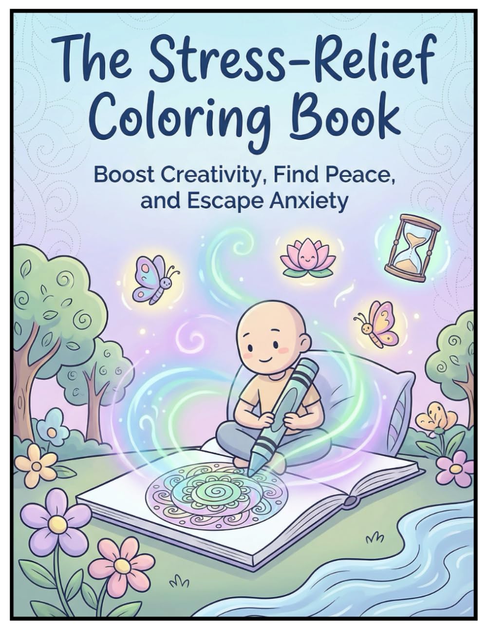 The Stress-Relief Coloring Book: Boost Creativity, Find Peace, and Escape Anxiety – Fun for All Ages!