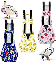 Vista 1 de 3 piezas de pañales de pollo para gallinas, pañales para mascotas, pañales reutilizables para pollo, accesorios de ropa con pajarita para aves