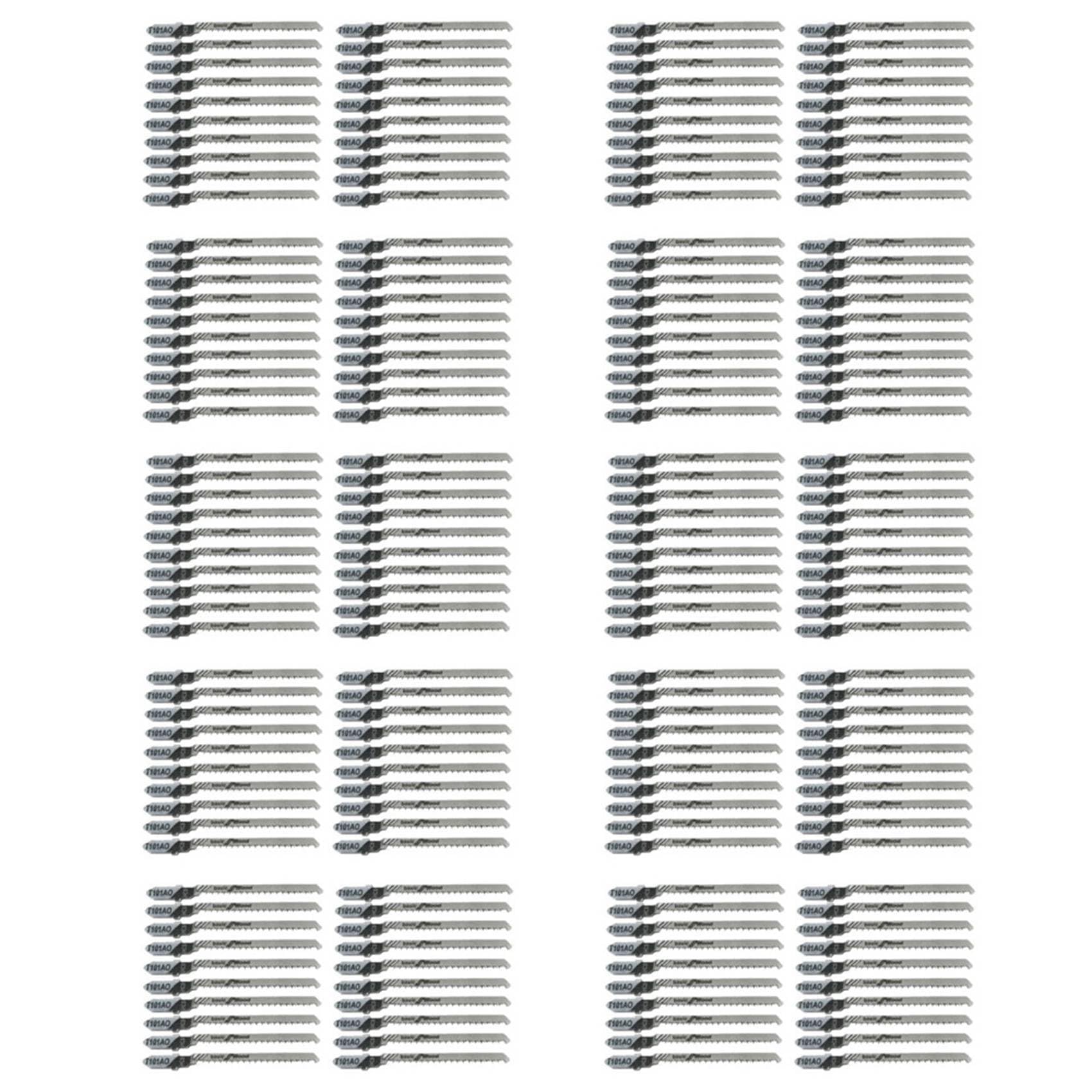 Claztyict 200Pcs Reciprocating Jigsaw Blade T101ao T-Shank Multi Jig Saw Blades For Wood Plastic Cutting Disc