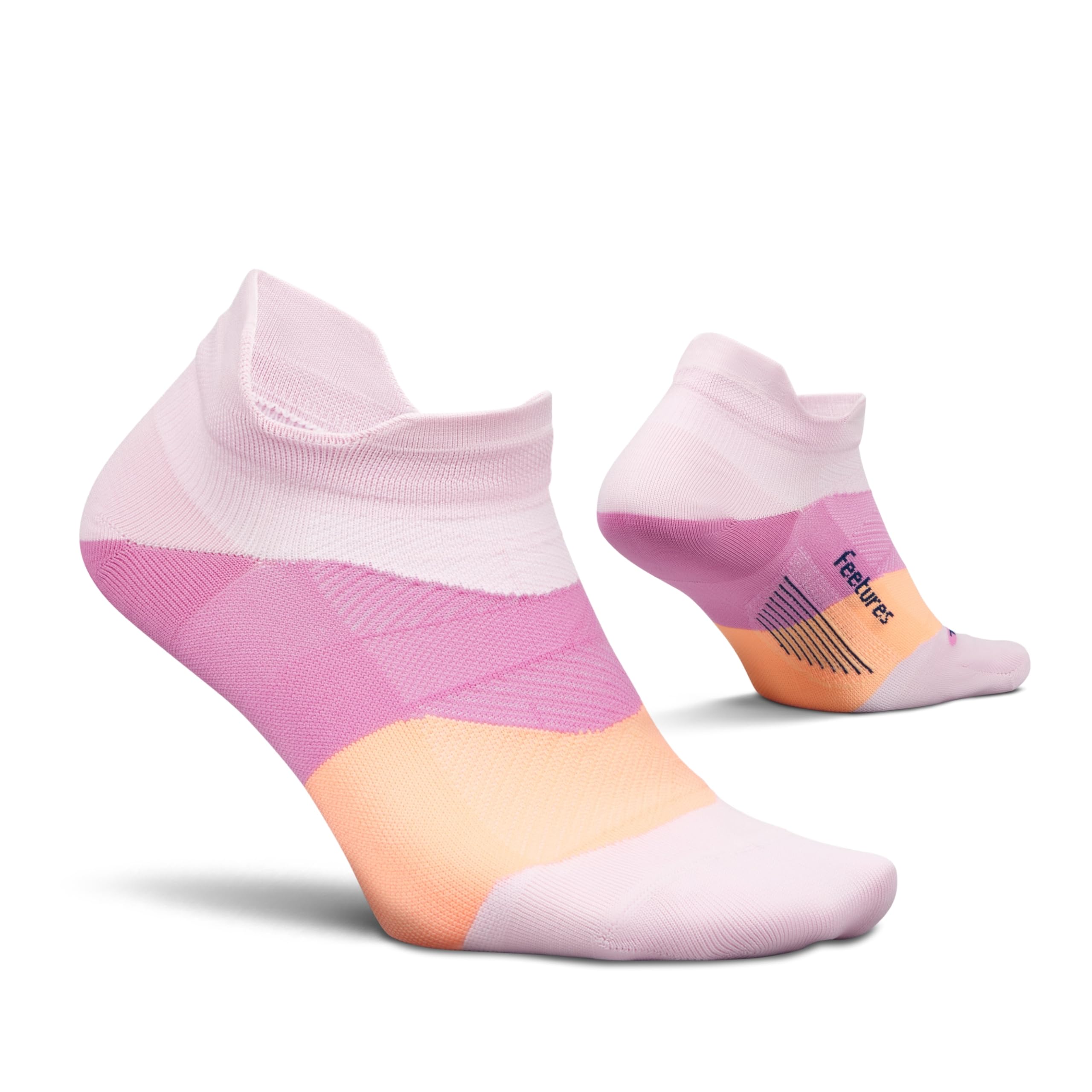 Feetures Elite Ultra Light No Show Tab Ankle Socks - Sport Sock with Targeted Compression