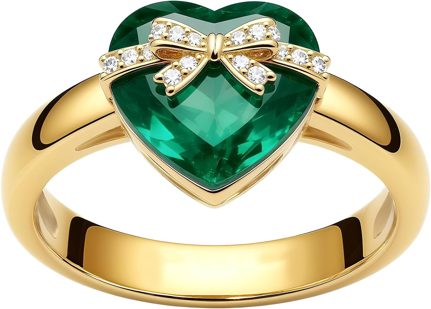 1.08 Carat(ctw) Heart-Cut Gemstone Wedding Engagement Rings for Women, Lab-Grown Sapphire/Ruby/Emerald/Moissanite/Amethyst/Garnet/Black Onyx/Blue Topaz/Citrine/Tourmaline/Peridot Gemstone Heart Wedding Ring for Women, Customizable 10K Gold/14K Gold/18K Gold/925 Sterling Silver