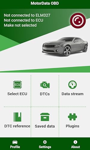 MotorData OBD Car Diagnostics. ELM OBD2 scanner