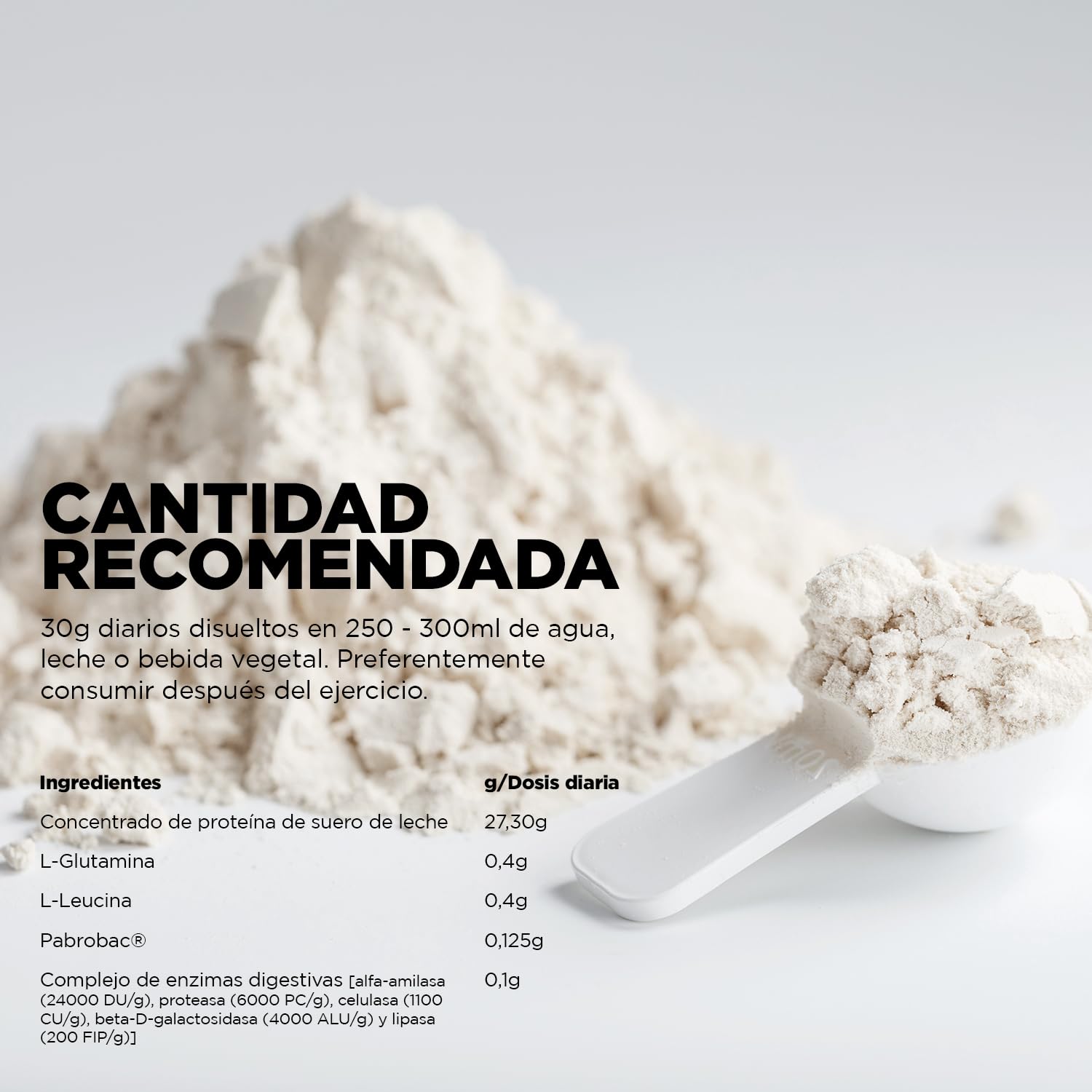 SPORT LIVE Concentrado de proteinas de suero de leche sabor NEUTRO | Whey Protein en polvo con L-Glutamina y L-Leucina | Ayuda a aumentar tu masa muscular | Mejora tus batidos |2 KG | Con L-Glutamina y L-Leucina para Ayudar a Aumentar tu Masa Muscular, Fa
