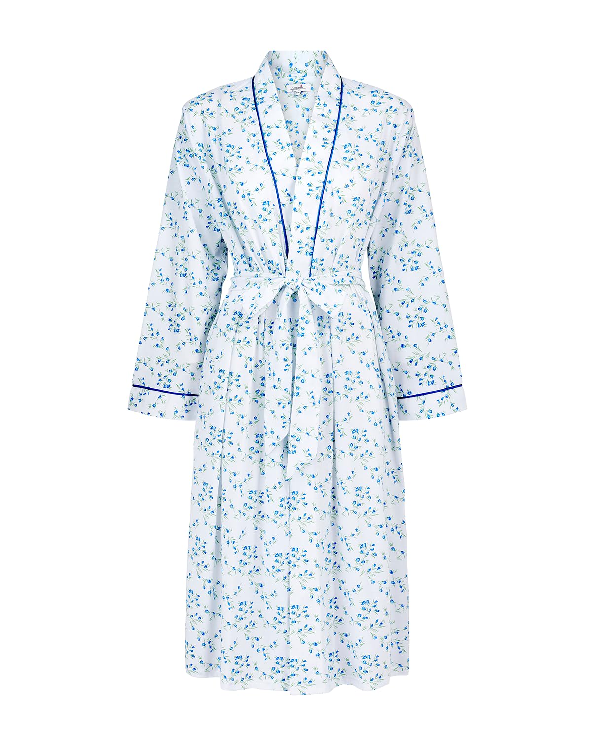 La Marquise Ladies 'Moonlit Tulip' Piped Long Sleeve Wrap 97239 Blue S-M