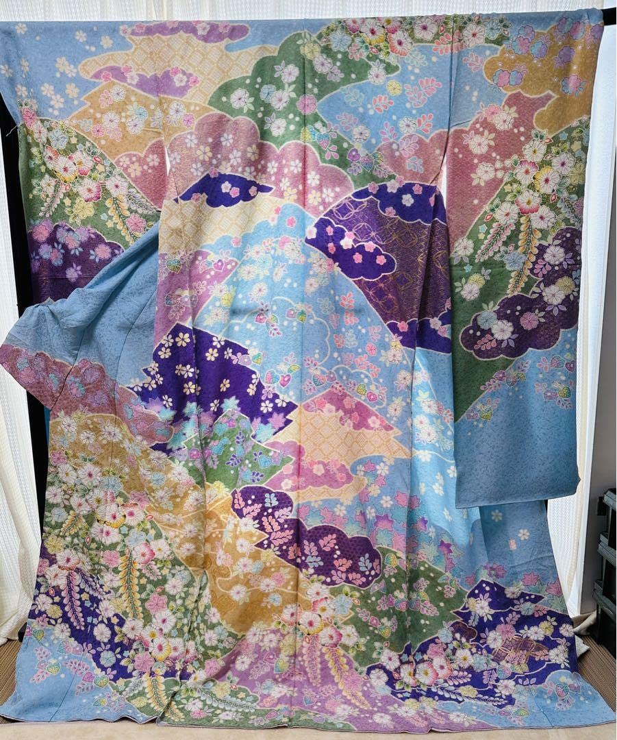 最後の値下げ中‼️お仕立て上り高級振袖　辻が花　正絹　絞り　希少色　長襦袢 Amazon.co.jp: 高級振袖 正絹 辻が花絞り 品 未仕立て 呉服屋さんも