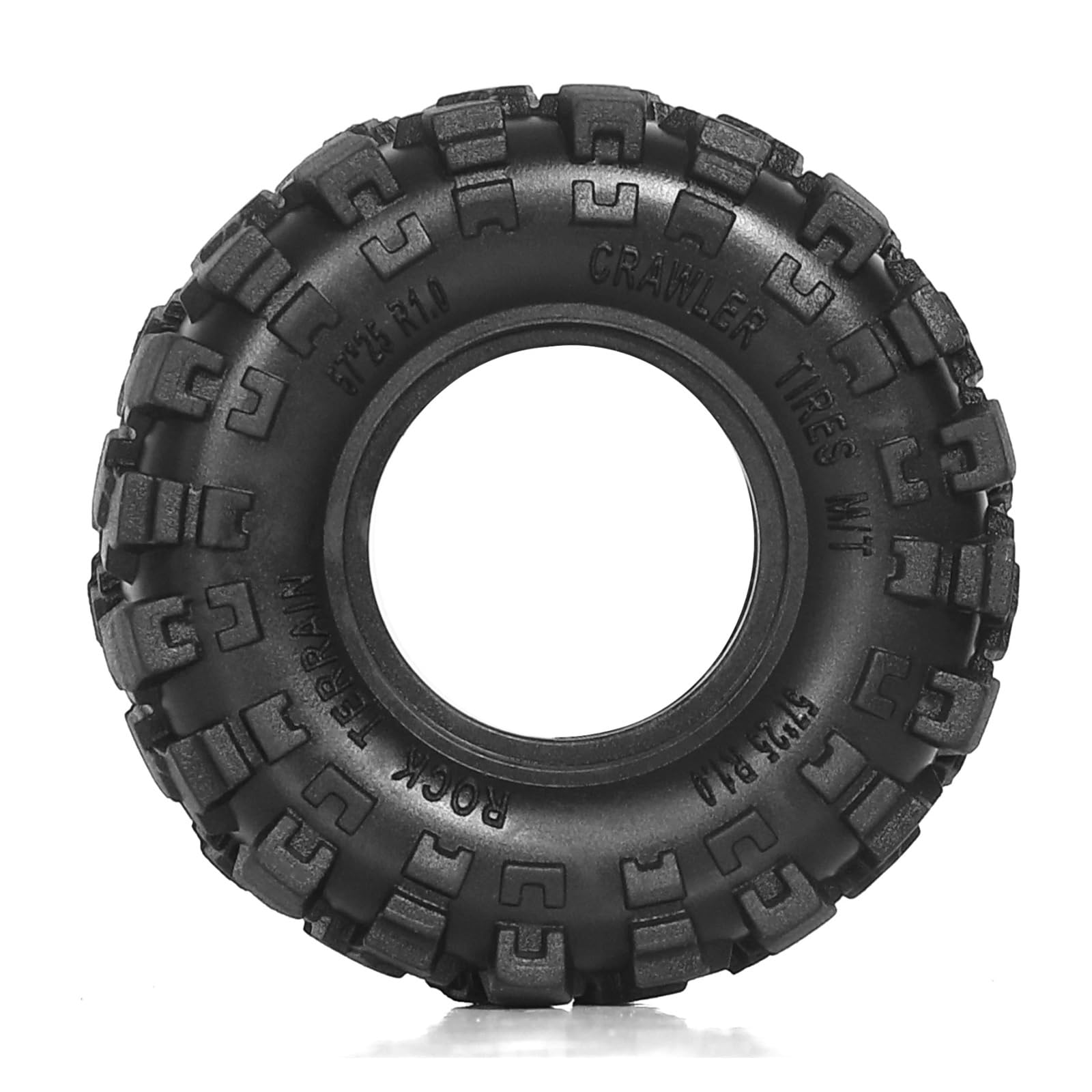 RC Coche NeumáTico Piezas para TRX4M para SCX24 AX24 para FCX24 57 X 25 Mm R184z 1/18 Neumáticos 1.0 - S5 para Rock Crawler Todoterreno Accesorios Repuesto Y Reparación Coches RC