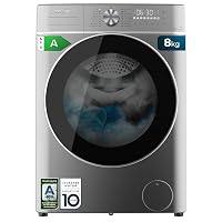 Cecotec Lavatrice 8Kg di Carico Frontale Bolero DressCode 8800 Inverter Steel A. 1400rpm