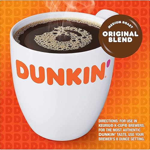Miniatura 2 de Dunkin' Cápsulas K-Cup originales de café tostado medio auténtico. Con un sabor rico y suave inigualable por otros, suave y sabroso. - Original