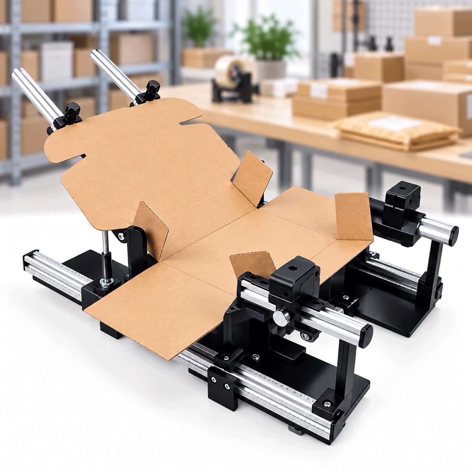 Outil De Pliage De Carton, Dossier De Carton Réglable