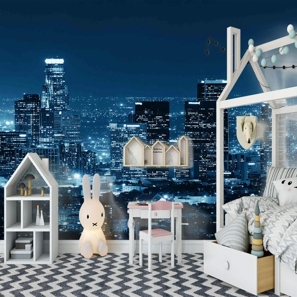 Amazon.co.jp: QHZSFF 壁画壁紙 街の夜景 3D 写真の壁紙寝室の壁の家の