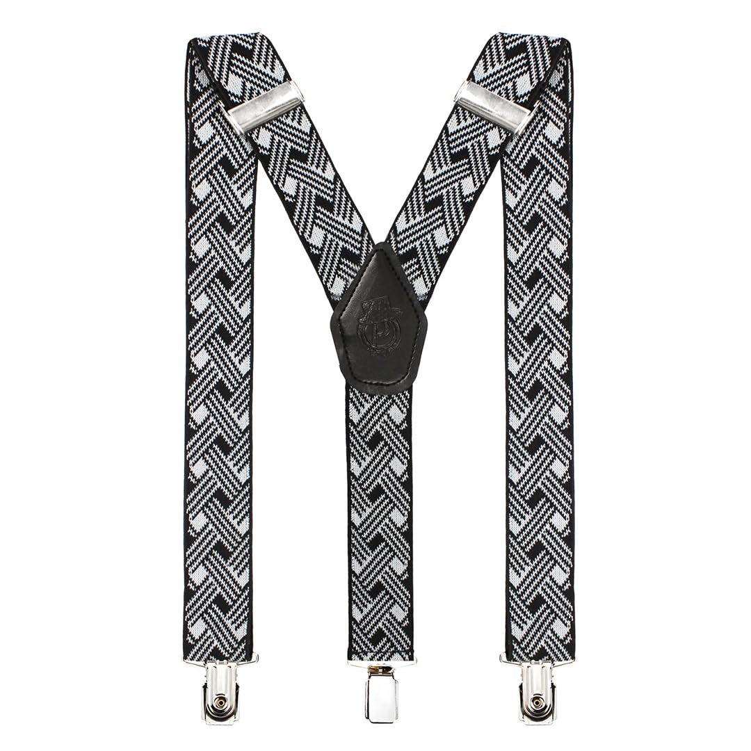 peluche Abtract Mosaic Suspender (3.5cm width)-picture-17