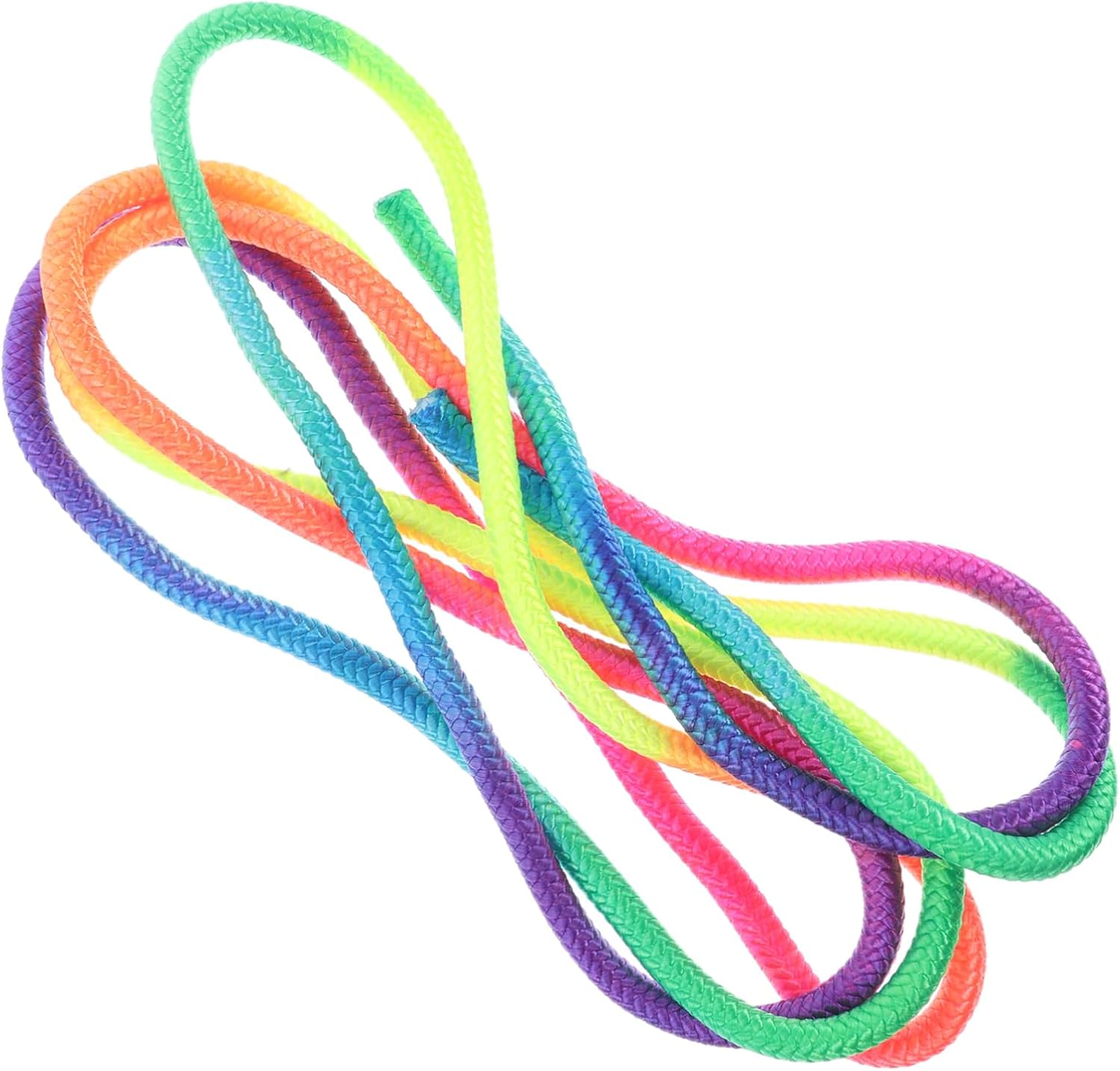 Rhythmic Gymnastics Jump Rope Beaded Cordless Design for Men Adults Lightweight Versatile Training Rope for Gym Dance Fitness Gradient Color