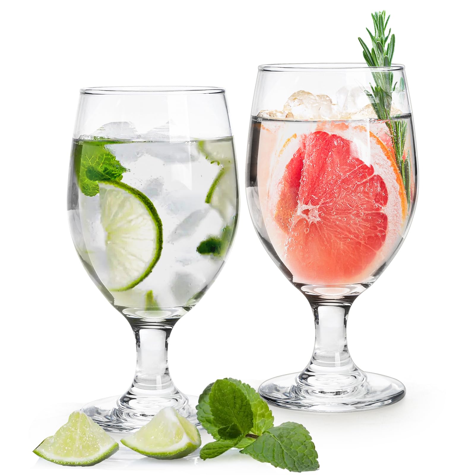 Amazon.com | Bekith 12 Pack Goblet Party Glasses, 13-Ounce Classic