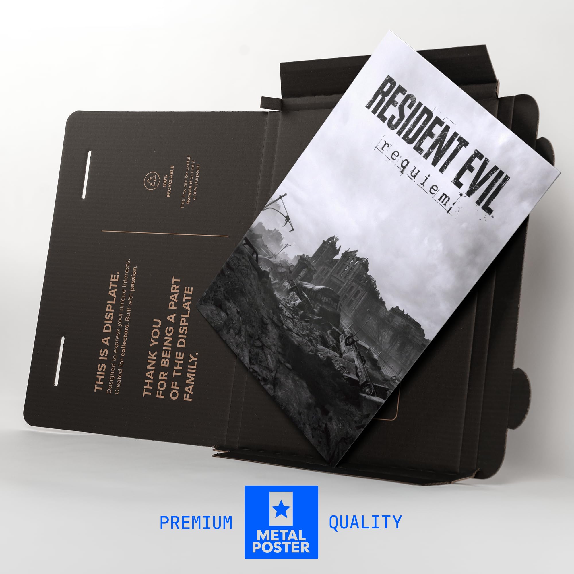 Displate Metallposter Resident Evil Resident Evil Requiem Wanddeko Poster für Schlafzimmer Magnetische Befestigung 32 x 45 cm