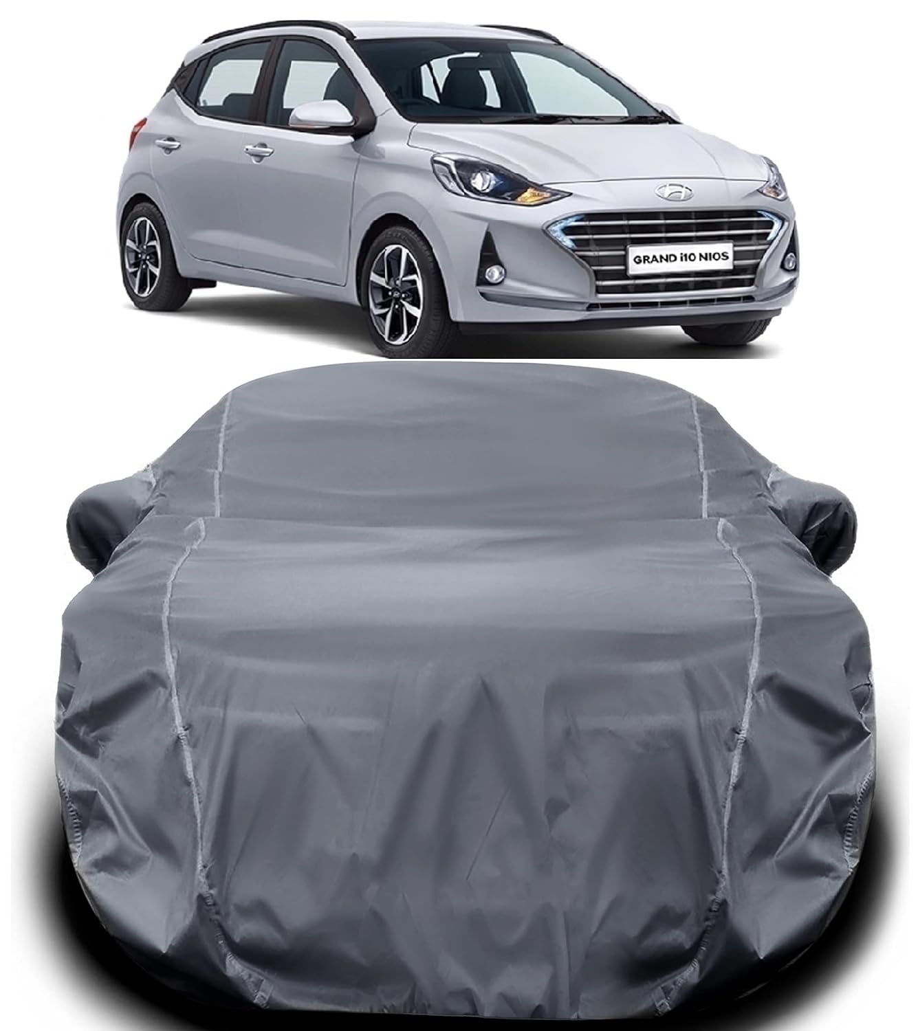 SWARISH® Grand i10 Nios Cover Waterproof / Hyundai Grand i10 Nios Car