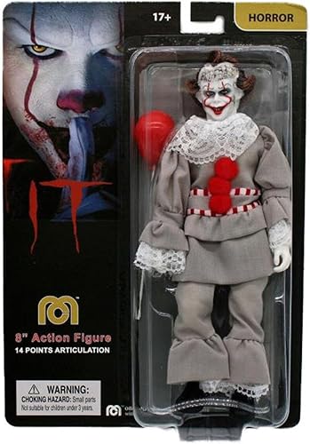 Miniatura 6 de Mego Monsters IT Pennywise 2017 - Figura de acción de 8 pulgadas, 14 puntos, articulación 63114