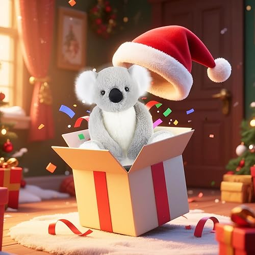 Miniatura 2 de Apricot Lamb Juguetes de peluche de koala gris, suave, perfecto para niños (koala gris, 9 pulgadas)