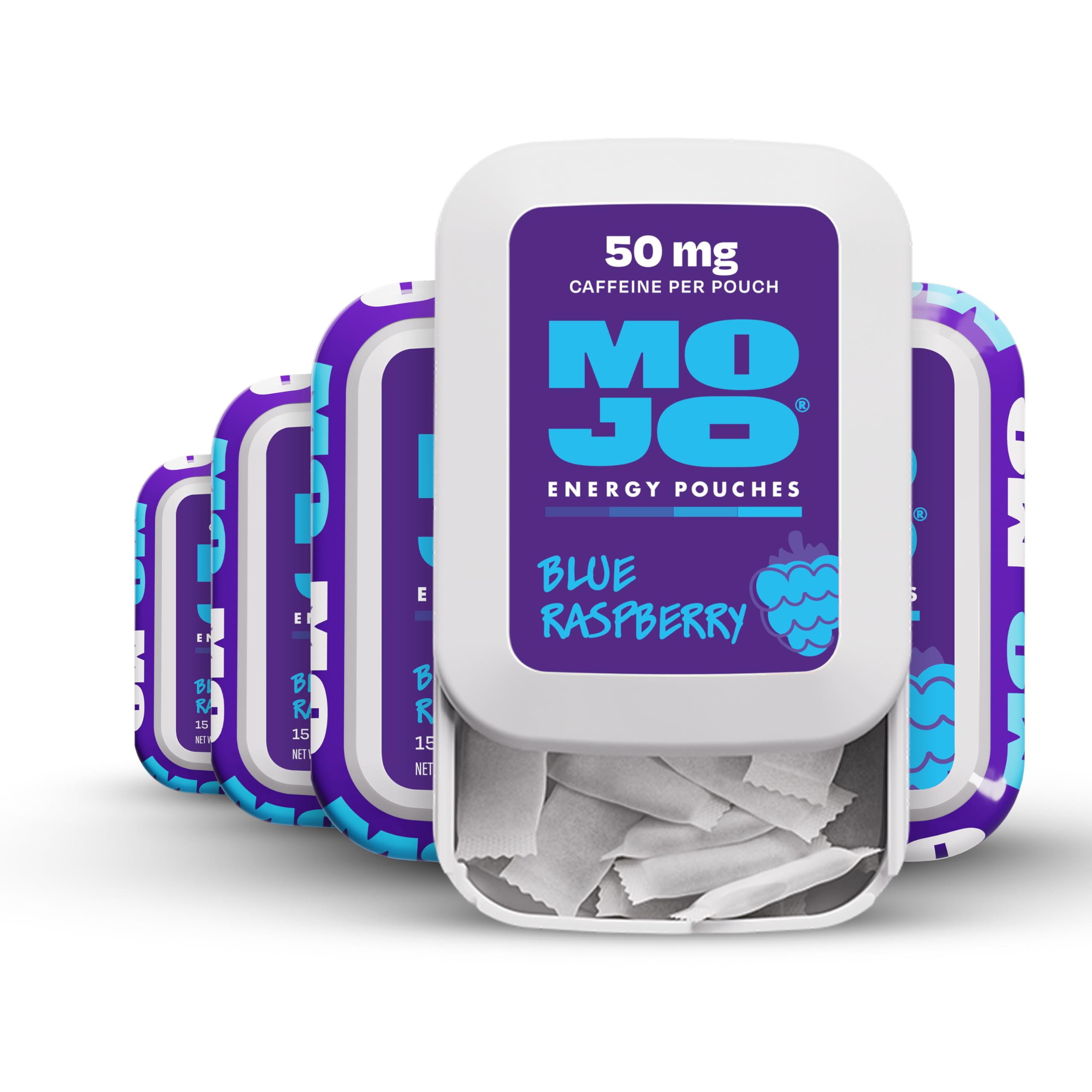 Amazon.com: MOJO Energy Pouches Blue Raspberry Flavor, 50 mg per