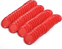 Vista 17 de Smartdealspro 64pcs 1.260 in/1.26 pulgadas plástico opaco aprendizaje contadores discos mini fichas de póquer fichas de juego con caja