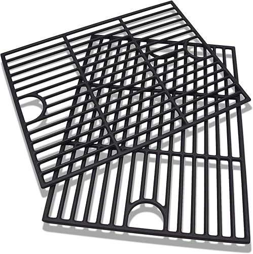 Rejillas de repuesto de 17 pulgadas para Nexgrill 4 Burner 720-0830H, 720-0783E, 720-0830X, 5 quemadores 720-0888N, 720-0888, 720-0888S, Charbroil