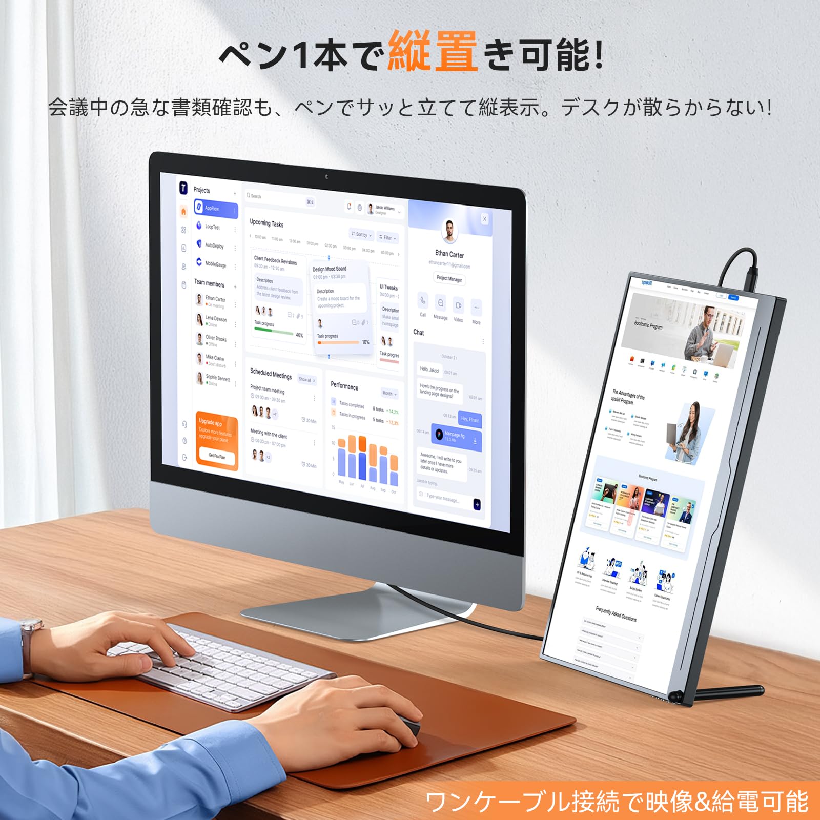 Amazon.co.jp: EVICIV 4K モバイルモニター 15.6インチ 非光沢 QLED